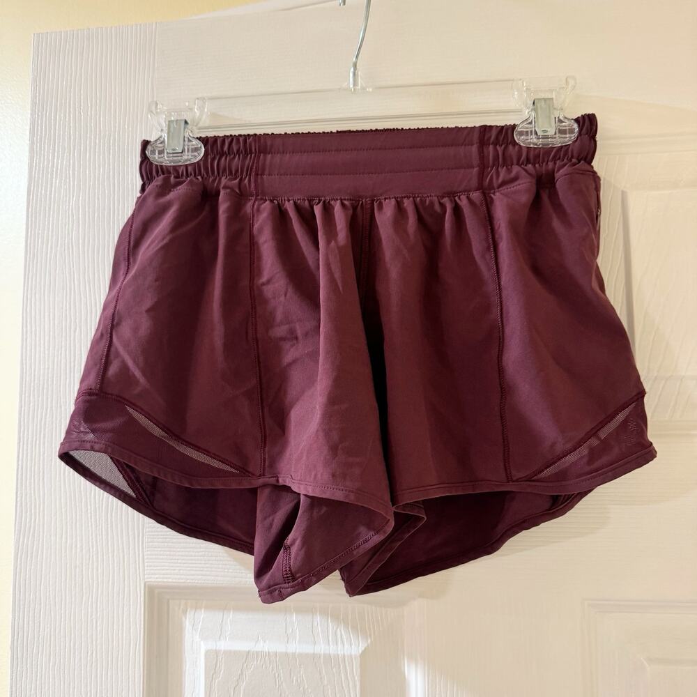 Lululemon Hotty Hot Short 4 Tall Dark Adobe / Cassis Size 4 Tall 4” inseam